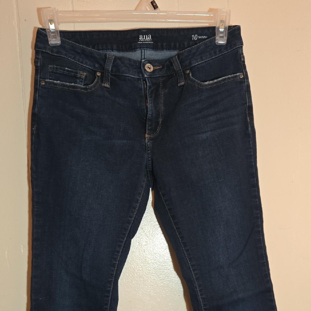 a.n.a Women's Midnight Blue Skinny Jeans